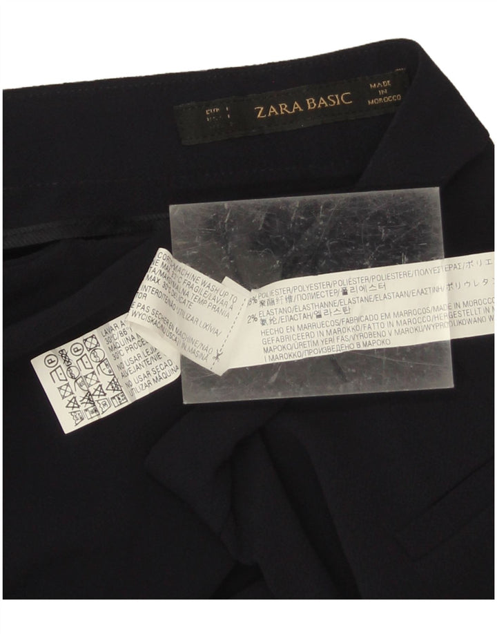 Zara Γυναικείο σορτς Chino μεγάλο W32 Navy Blue Polyester
