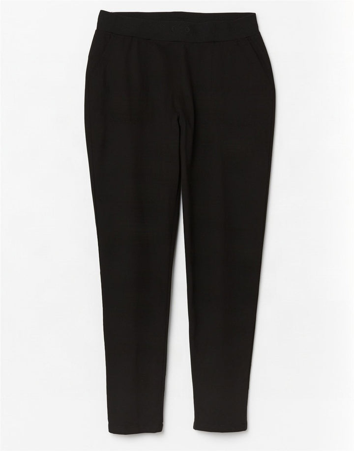 Izod Γυναικεία φόρμα παντελόνι UK 14 Medium Μαύρο Πολυεστέρας