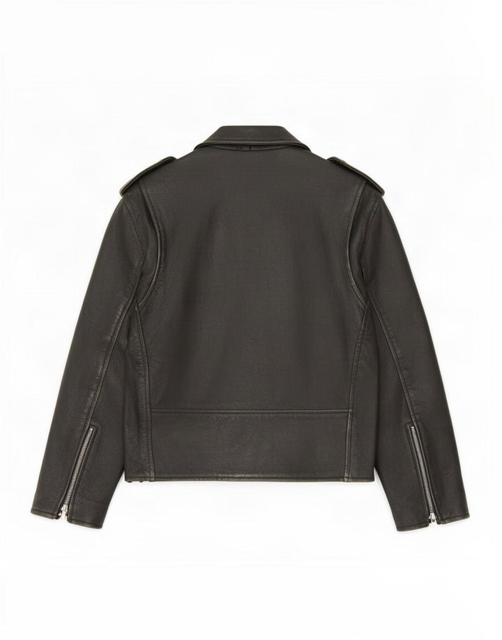 Ανδρικό δερμάτινο Biker Jacket Sheep Land UK 36 Small Black