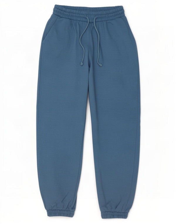Zara Γυναικεία φόρμα παντελόνι Joggers UK 12 Medium Blue Polyester