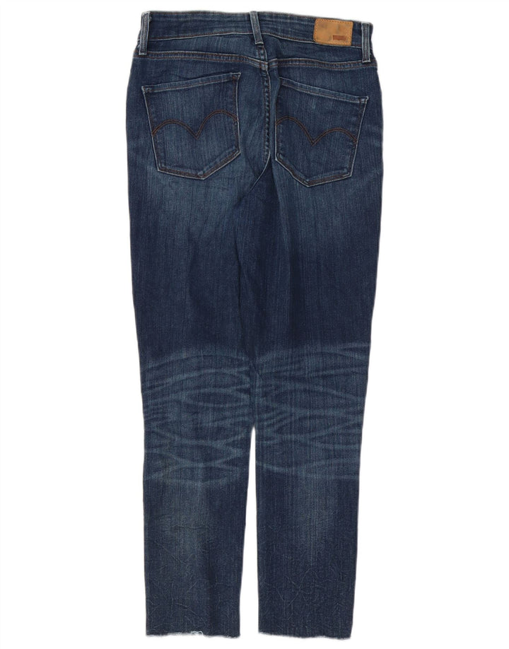 LEVI'S Γυναικείο Ψηλό Skinny Jeans W27 L24 Μπλε βαμβακερό