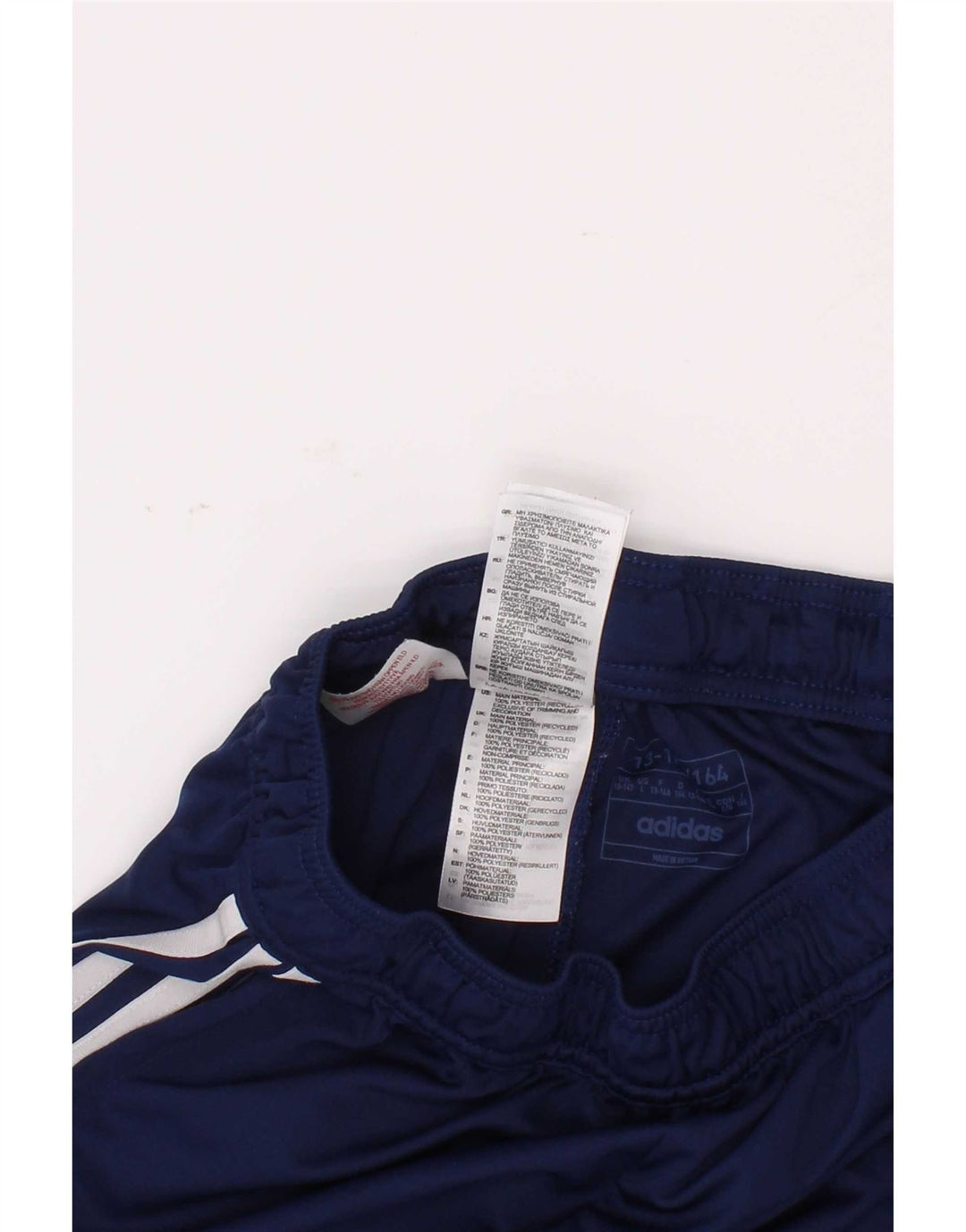 Adidas Boys Sport Short 13-14 Years Blue Polyester