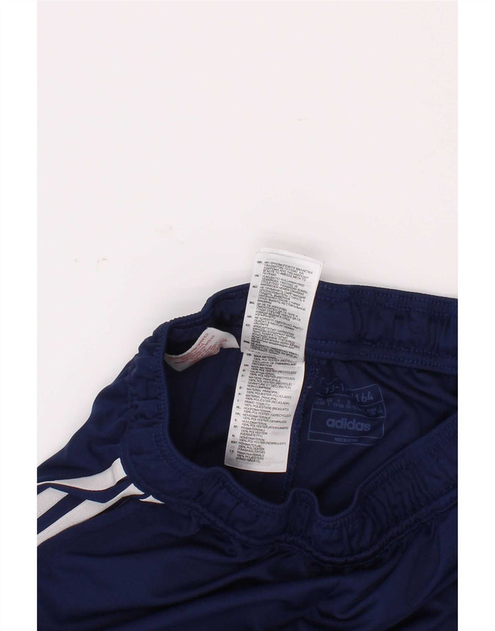 Adidas Boys Sport Short 13-14 Years Blue Polyester