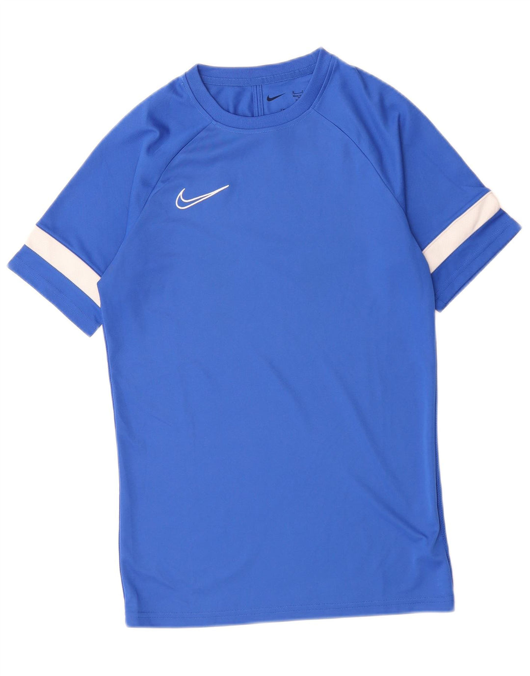 Ανδρικό μπλουζάκι NIKE Dri Fit Top Small Blue Colorblock Polyester