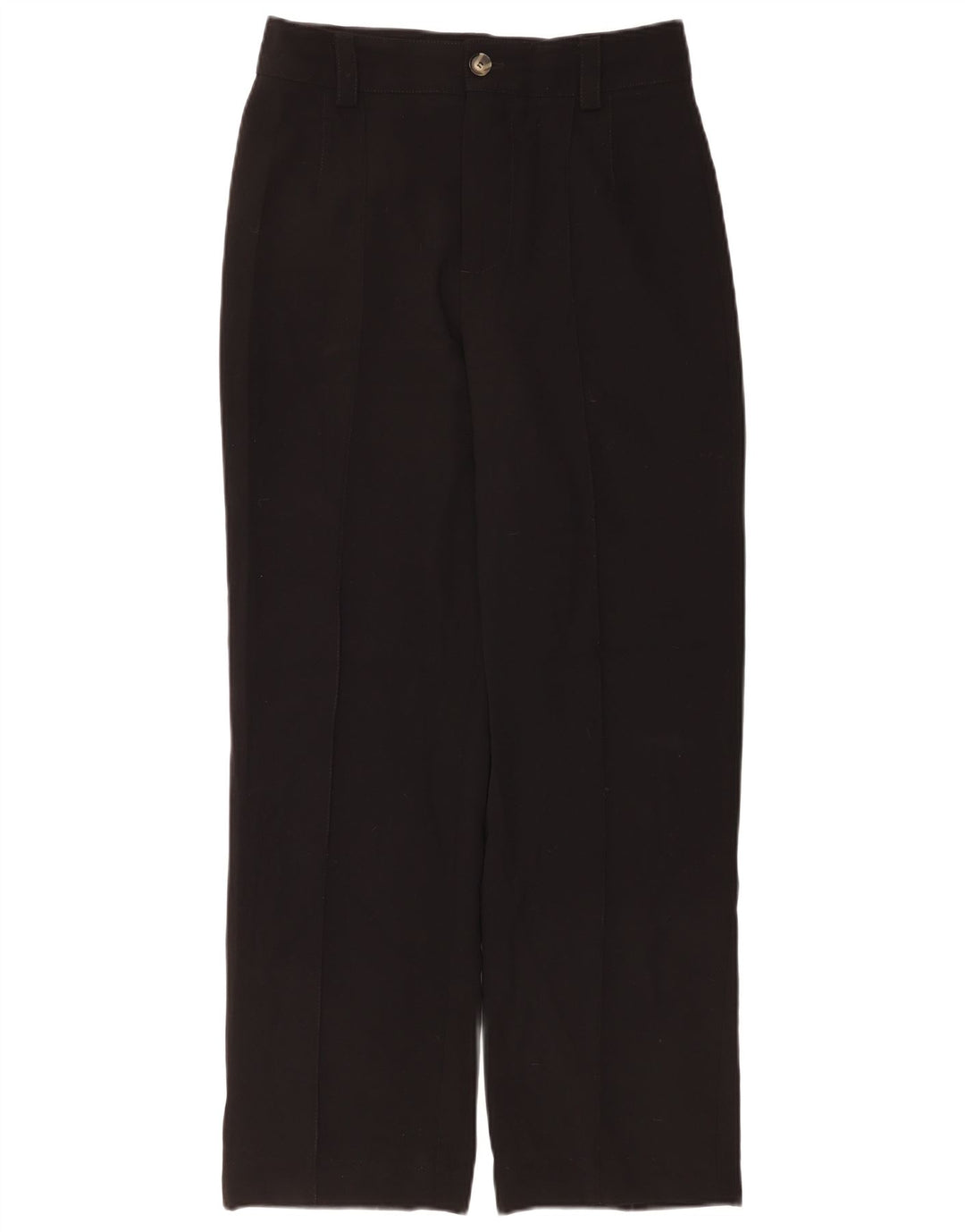 Zara Γυναικείο ίσιο παντελόνι Casual Medium W28 L30 Μαύρο