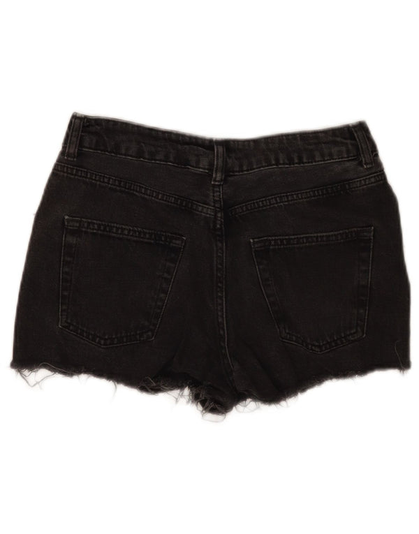 Topshop Γυναικείο τζιν σορτς W26 Small μαύρο βαμβακερό