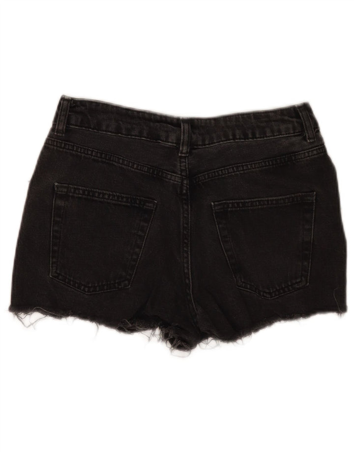 Topshop Γυναικείο τζιν σορτς W26 Small μαύρο βαμβακερό