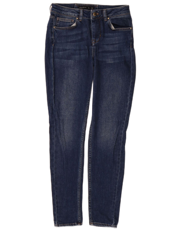 Karen Millen Γυναικεία Skinny Jeans UK 8 Small W26 L29 Blue Cotton