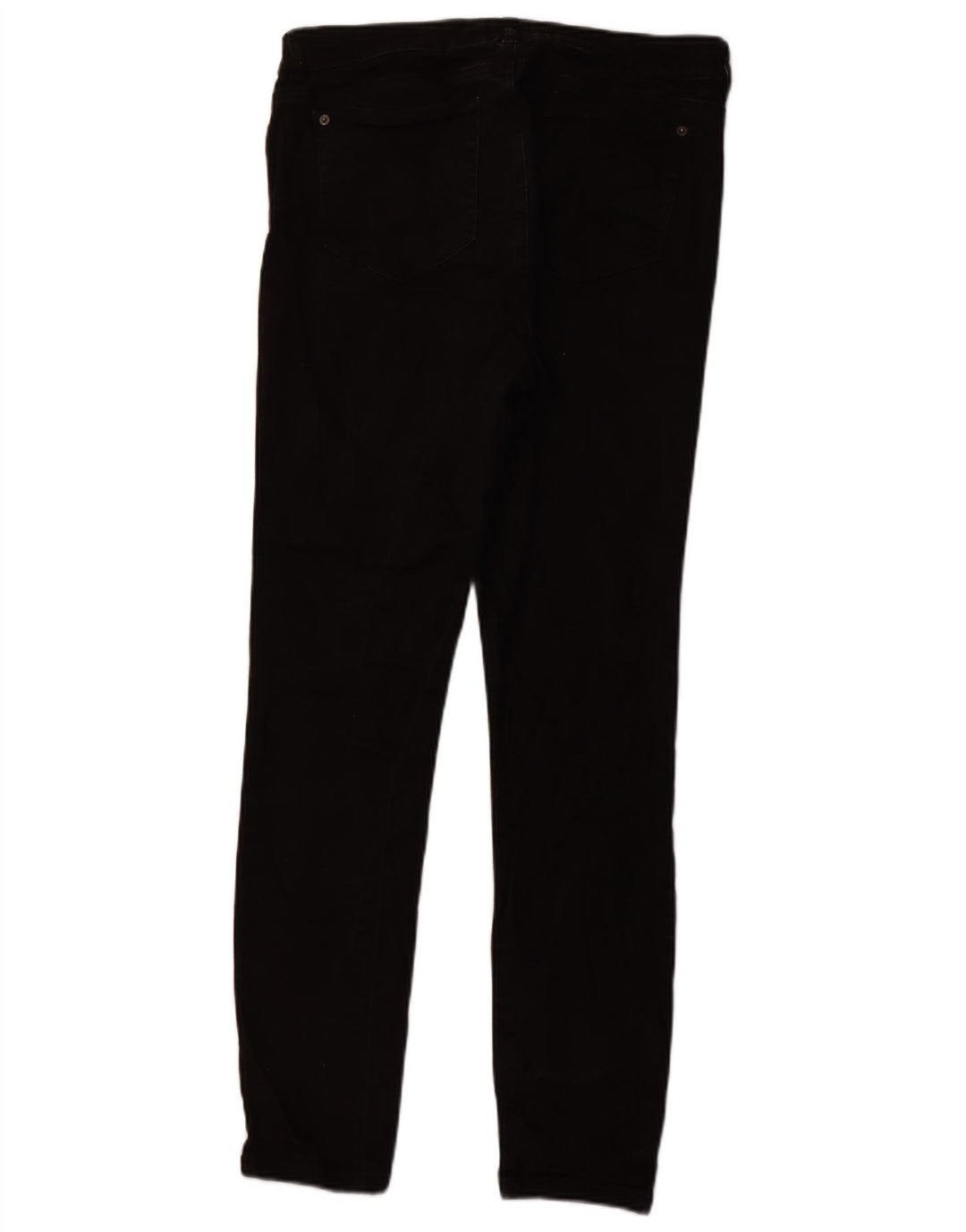 WHITE STUFF Γυναικείο ψηλόμεσο στενό τζιν UK 14 μεγάλο W32 L29 μαύρο