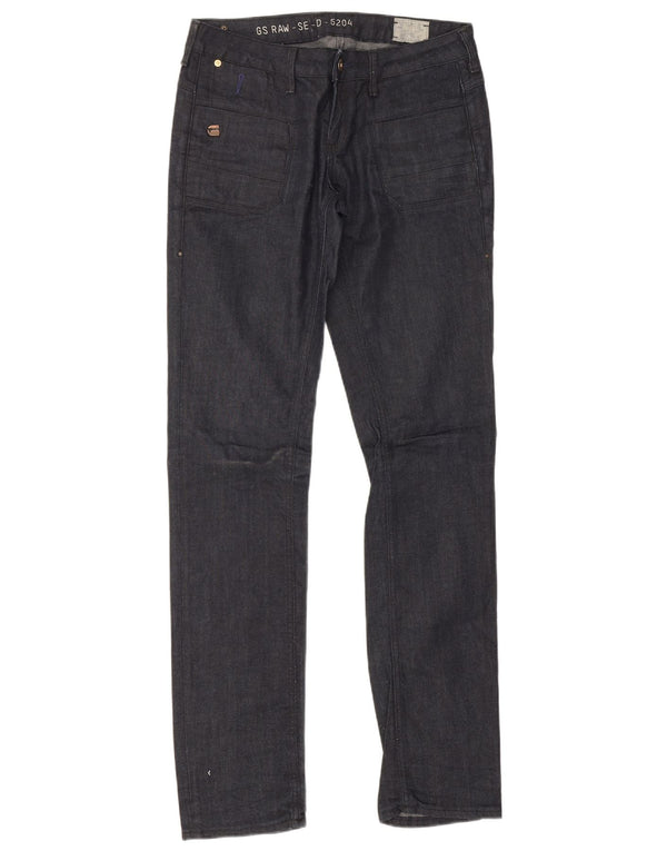 G-Star Γυναικείο 3301 ίσιο τζιν W31 L34 Navy Blue Βαμβακερό