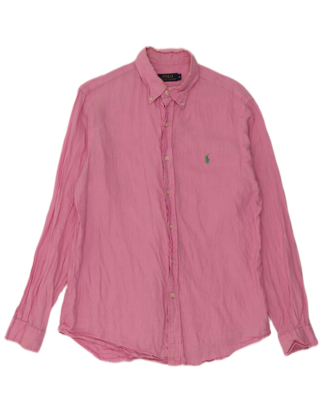 Ανδρικό πουκάμισο Polo Ralph Lauren Μεσαίο ροζ λινό