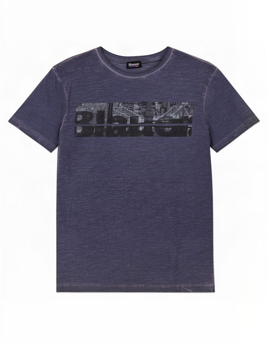 Ανδρικό γραφικό μπλουζάκι Blauer Top Medium Navy Blue