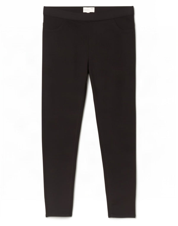 Marks & Spencer Γυναικεία Crop Jegging Jegging UK 18 XL W36 L25 μαύρο βαμβακερό