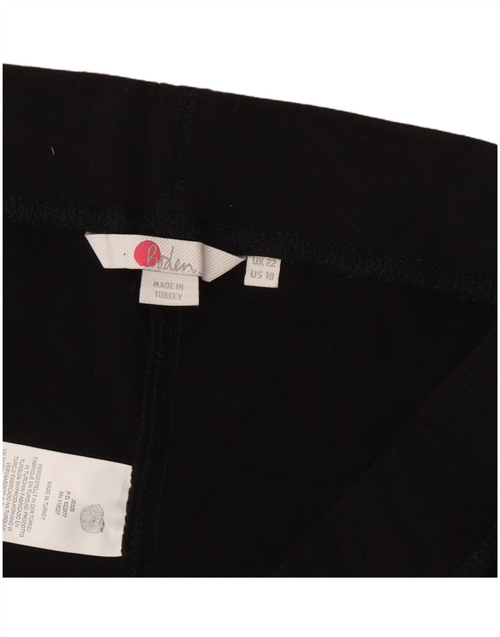 Marks & Spencer Γυναικεία Κολάν UK 22 3XL Μαύρη βισκόζη