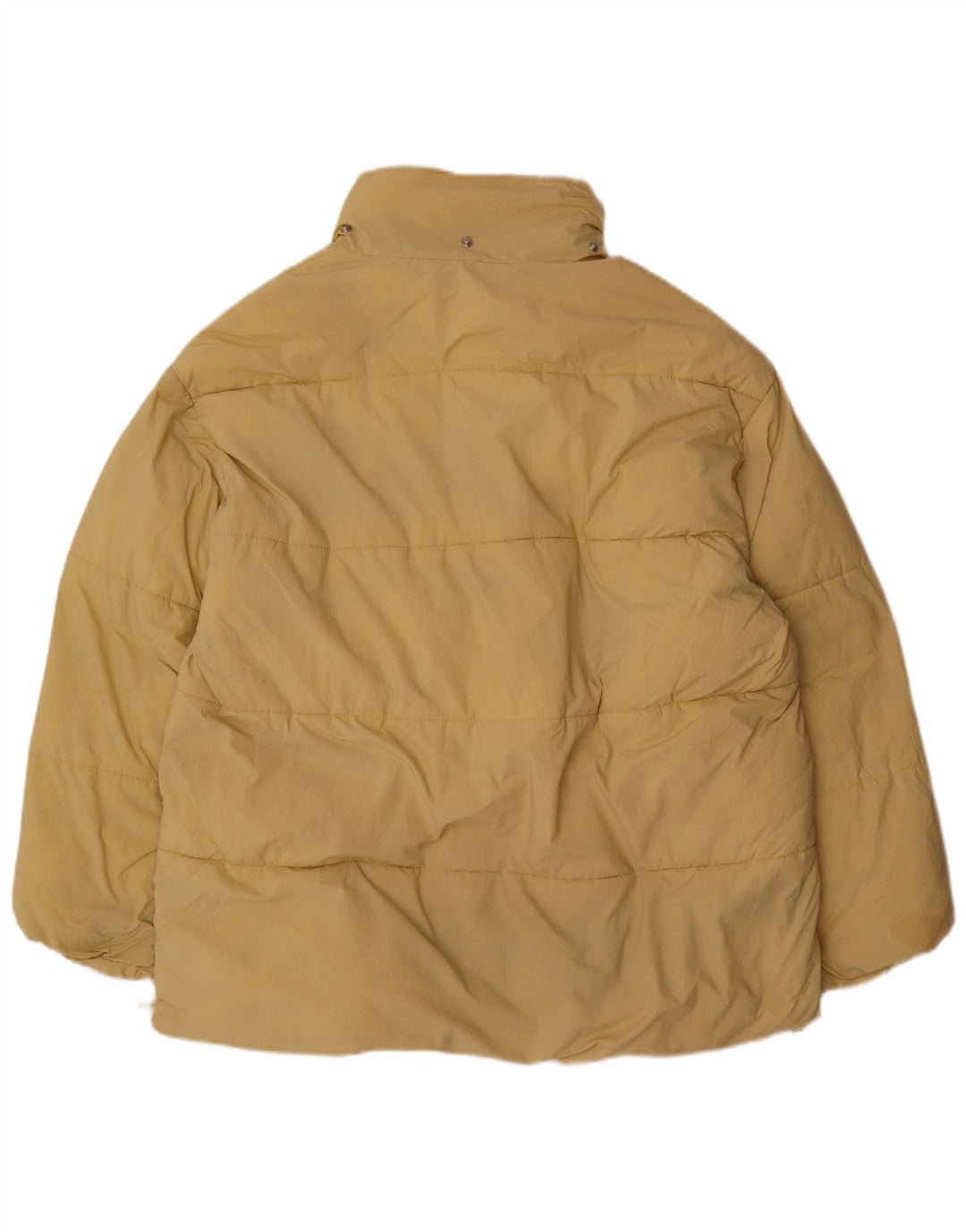 Γυναικείο ζακετάκι ZARA Oversized padded UK 14 Medium Beige Polyester