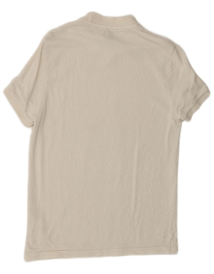 Zara Ανδρικό T-Shirt Top Small White Lyocell