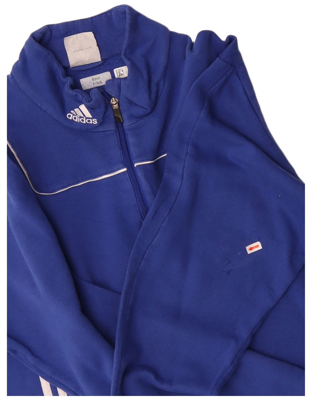 Ανδρικό φούτερ ADIDAS με φερμουάρ Jumper UK 48/50 XL Μπλε
