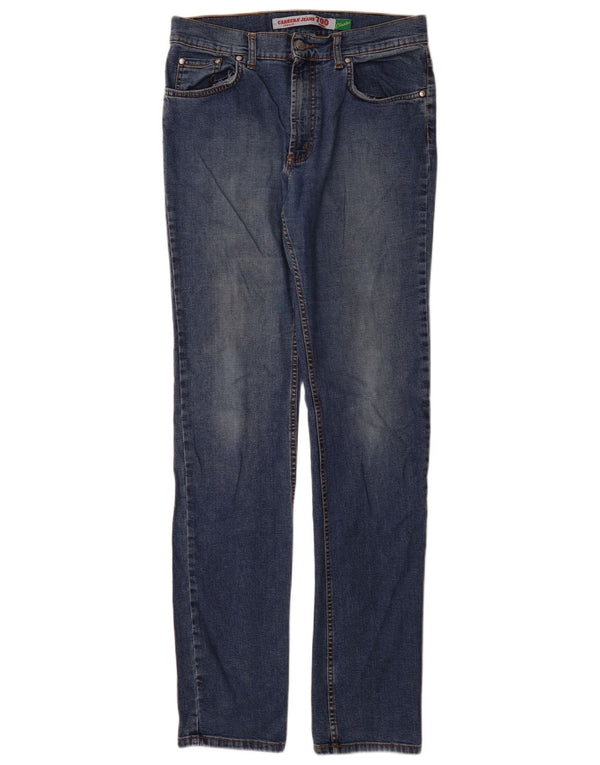 Carrera Mens 700 Regular Slim Jeans W31 L34 Μπλε βαμβακερό