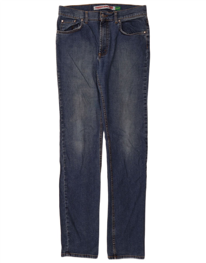 Carrera Mens 700 Regular Slim Jeans W31 L34 Μπλε βαμβακερό