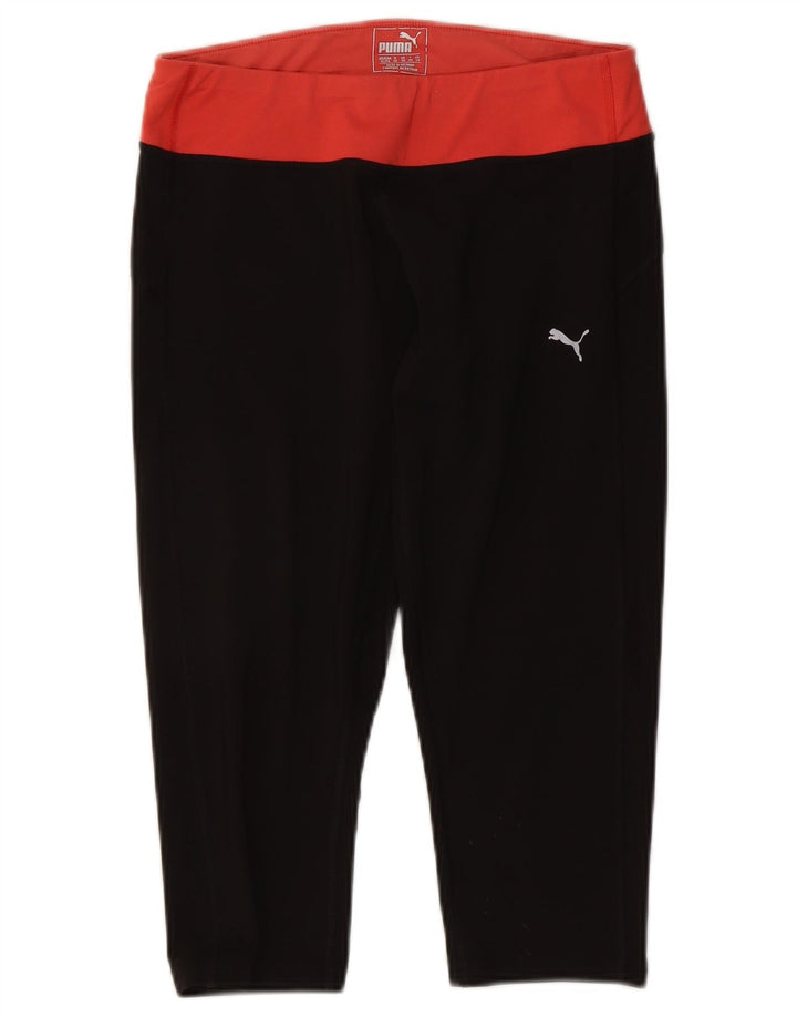 Puma Γυναικεία κολάν Capri UK 16 Large Black Colourblock Πολυεστέρας