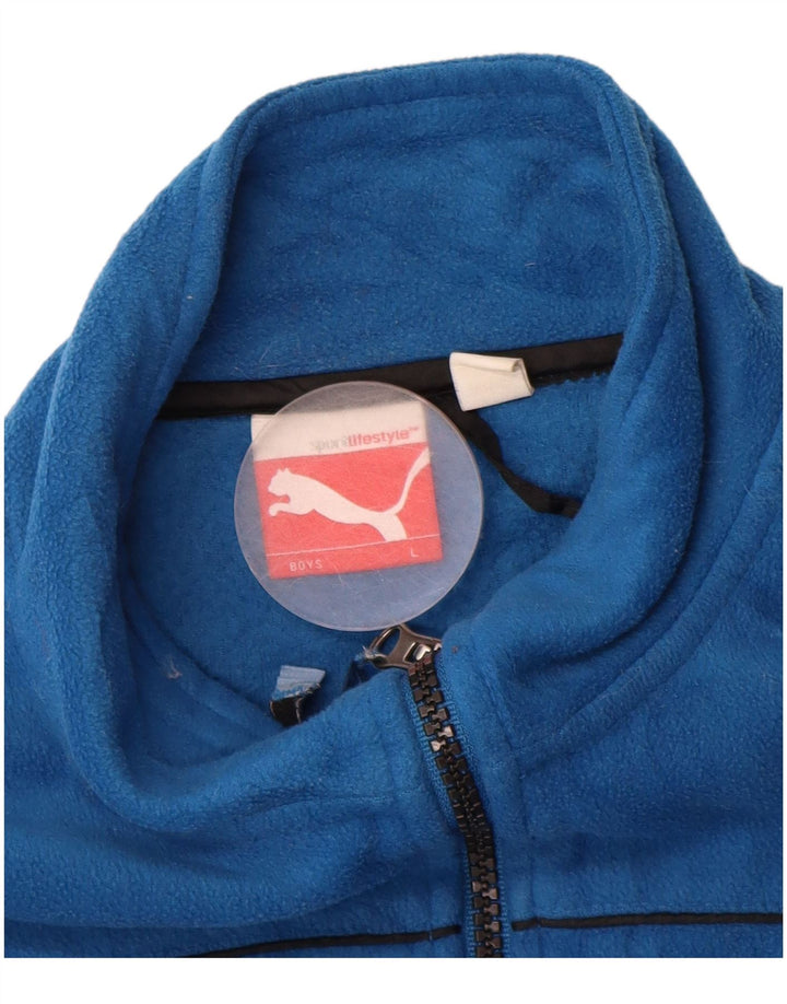 Μπουφάν PUMA Boys Fleece 12-13 Years Large Blue Polyester