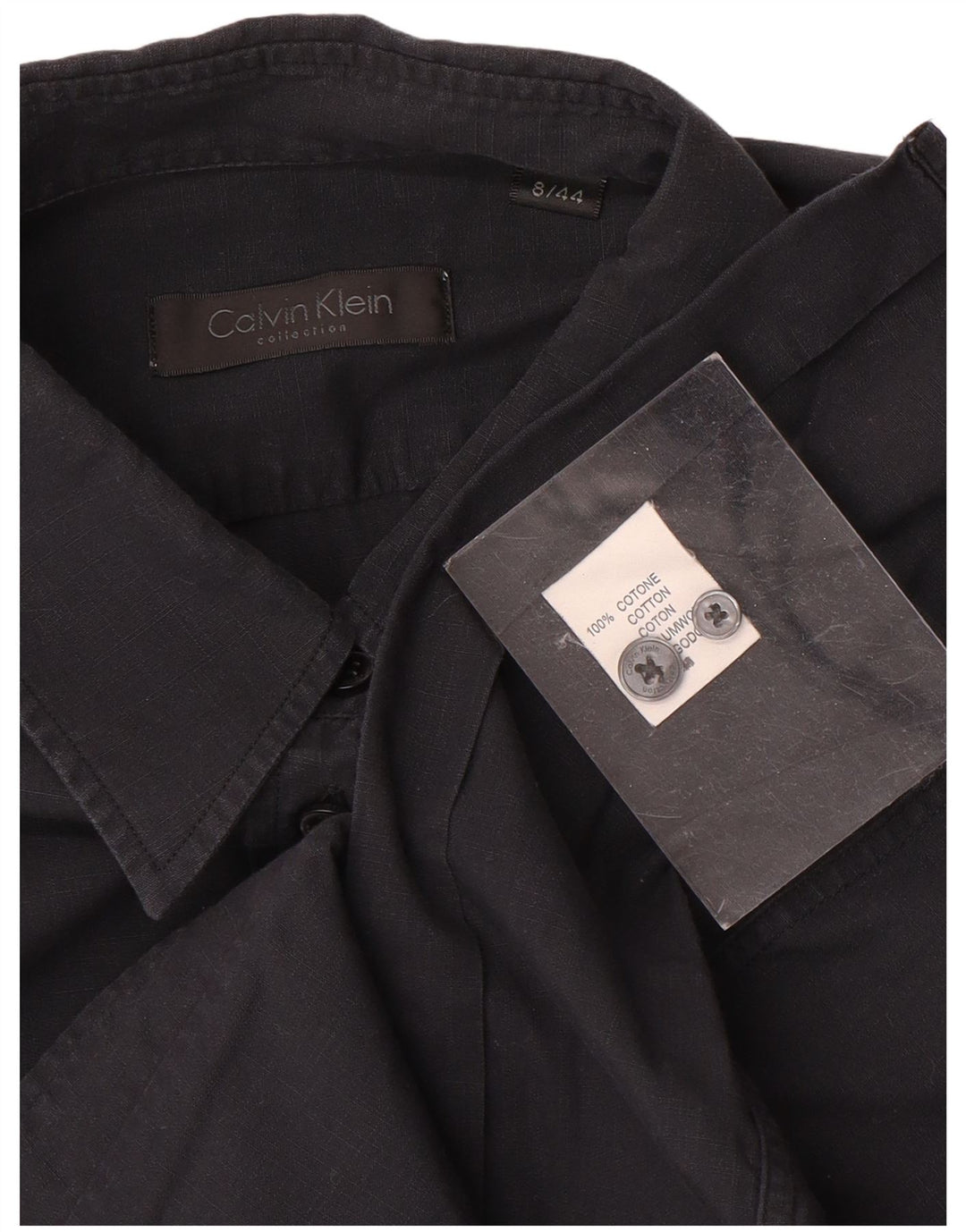 Γυναικείο πουκάμισο Calvin Klein US 8 Μεσαίο μπλε βαμβακερό