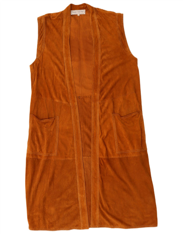 JACQUES SAINT JUST Γυναικεία Longline Ζακέτα Top EU 42 Large Beige