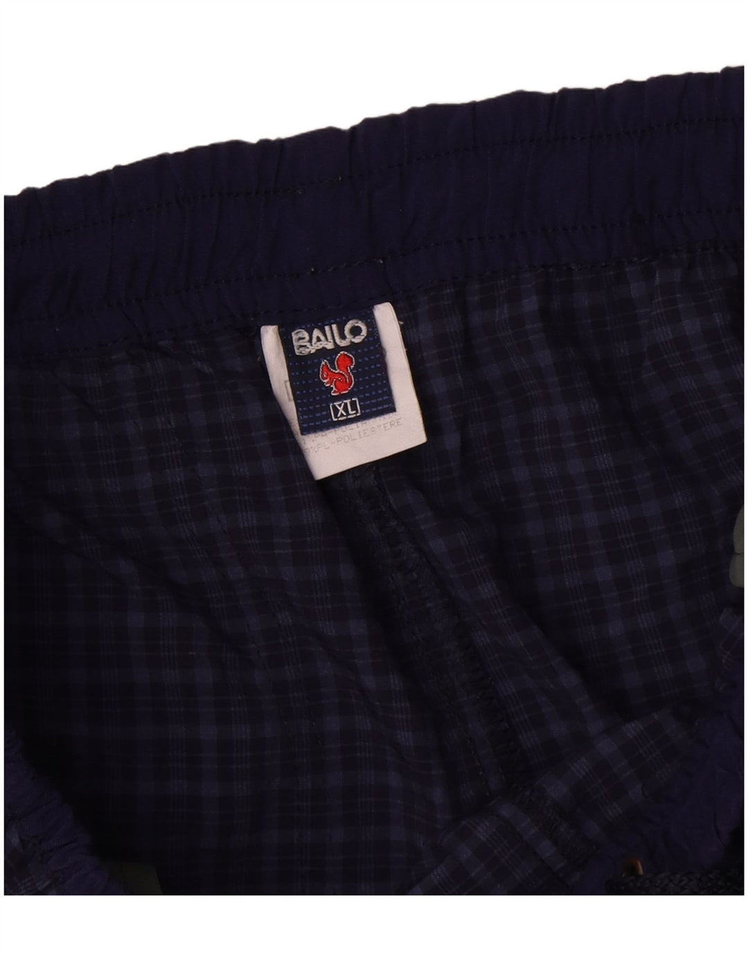 Ανδρικό παντελόνι Bailo Straight Cargo XL Navy Blue Check Polyamide