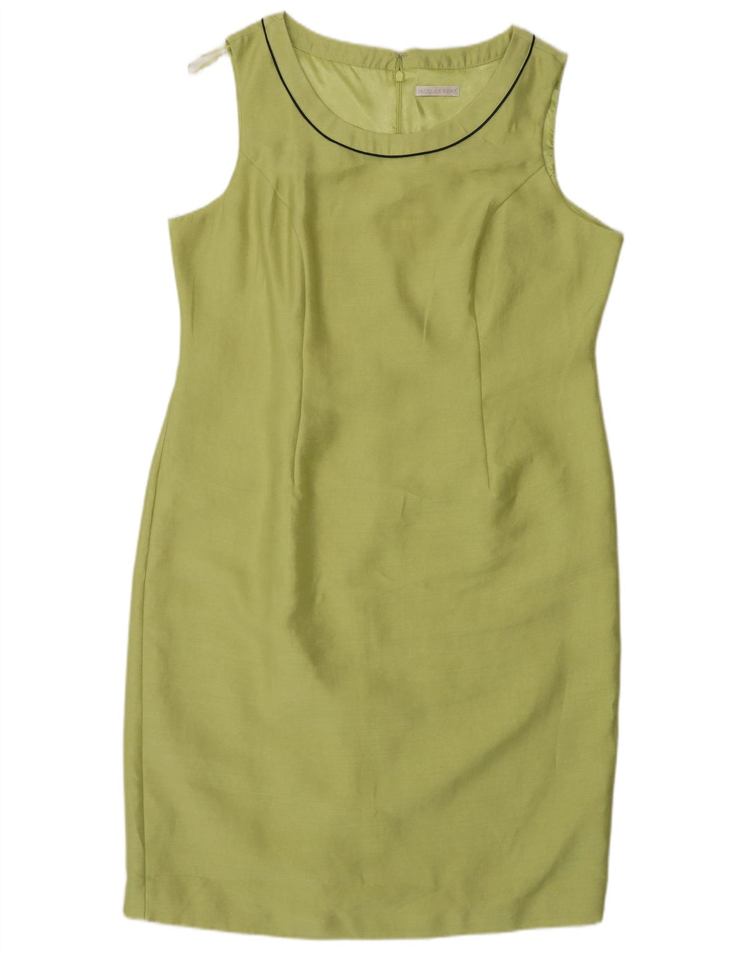 Γυναικείο αμάνικο φόρεμα Jacques Vert UK 18 XL πράσινο πολυεστέρα