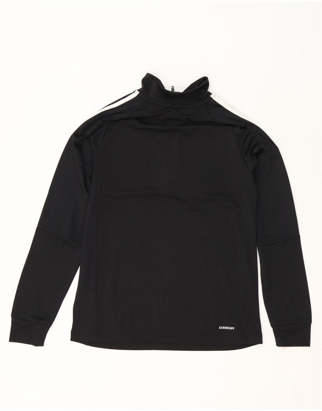 Adidas Boys Aeroready φόρμα πουλόβερ με φερμουάρ 13-14 ετών Μαύρο