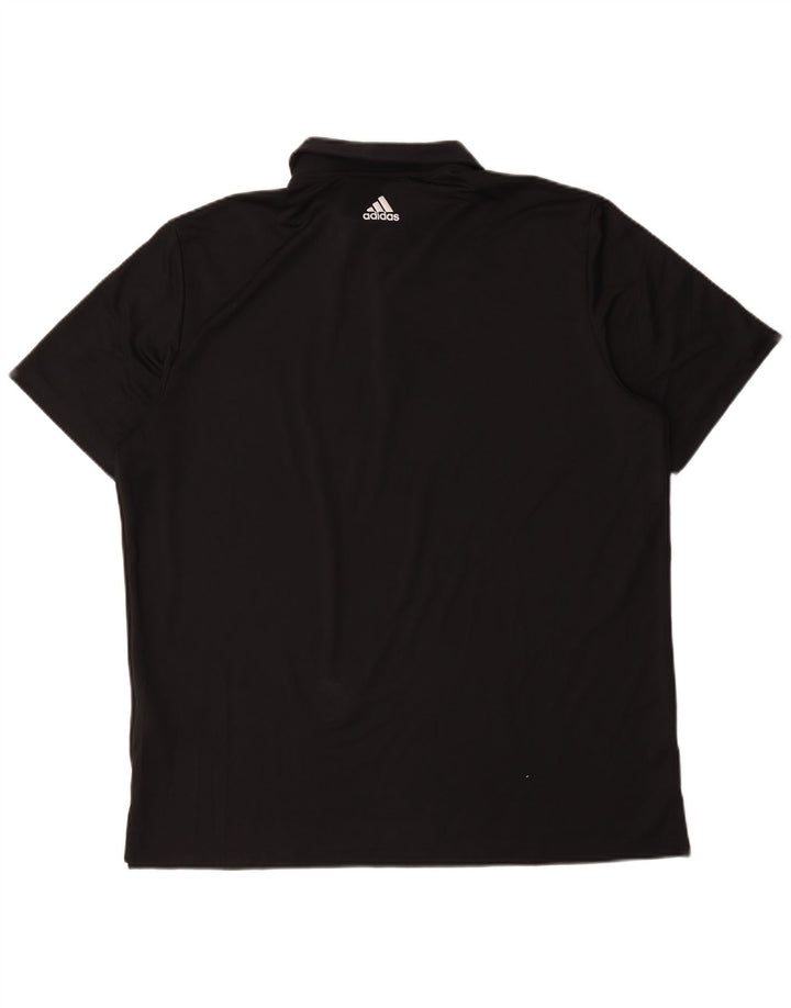 Ανδρικό πουκάμισο Adidas Polo XL Μαύρο πολυεστέρα