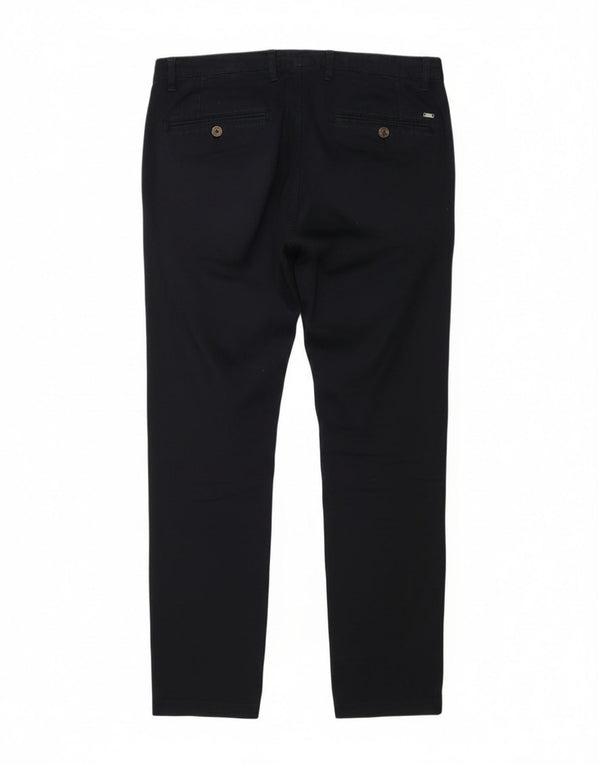 Liu Jo Mens Slim παντελόνι Chino IT 48 Medium W30 L28 Navy Blue Cotton
