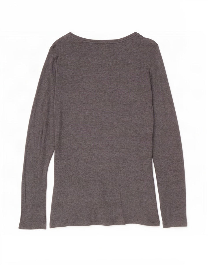 Massimo Dutti Γυναικείο μακρυμάνικο τοπ UK 10 Small Grey