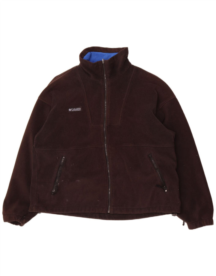 Columbia Ανδρικό Fleece Jacket UK 42 XL Μαύρο