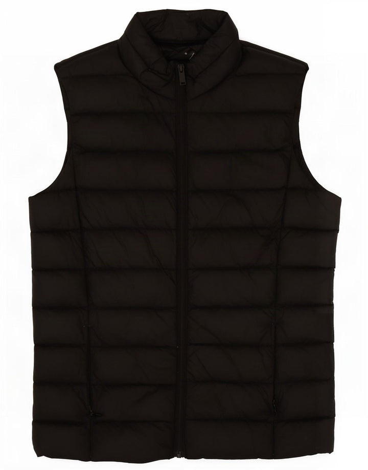 Marks & Spencer Γυναικεία padded Gilet UK 8 Small Black Polyamide