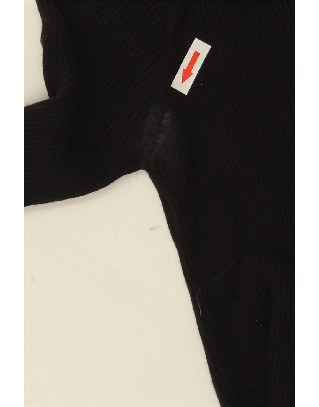 Zara Γυναικείο Crop Top 3/4 Sleeve UK 8 Small Black Viscose