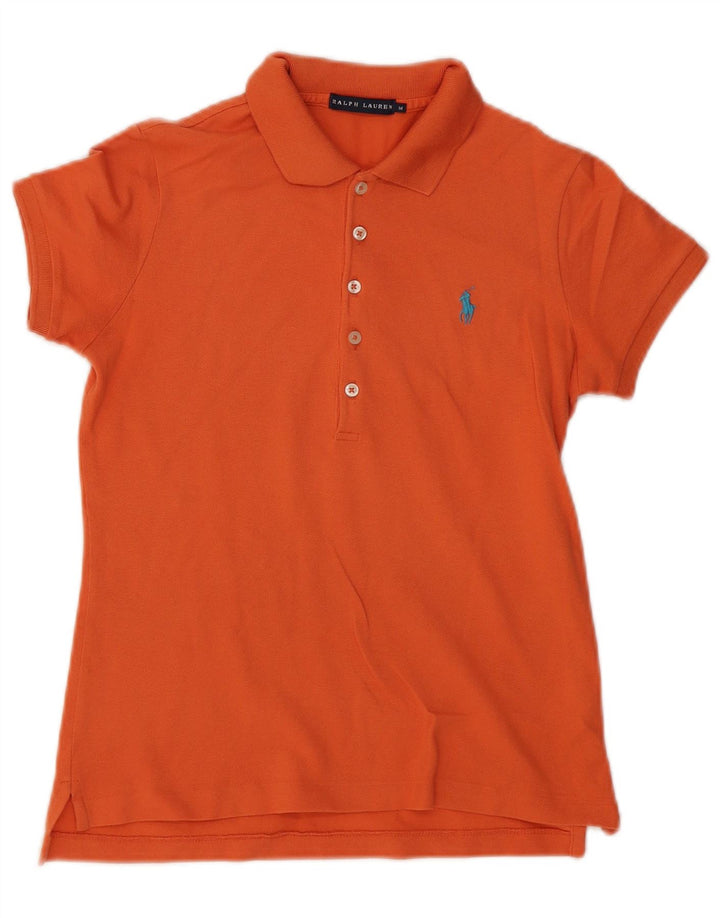Γυναικείο μπλουζάκι πόλο Ralph Lauren UK 12 Medium Orange