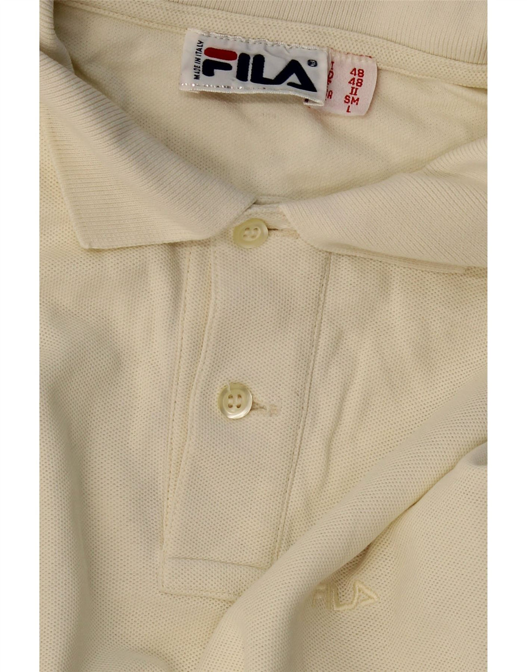 Ανδρικό πουκάμισο πόλο FILA IT 48 Medium Beige