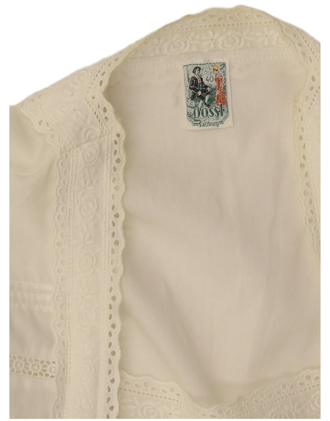 Gossl Γυναικεία Ζακέτα με κοντό μανίκι EU 40 Medium White Floral