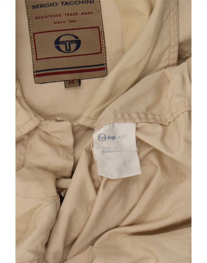 Sergio Tacchini Γυναικείο Utility Jacket UK 14 Medium Beige βαμβακερό