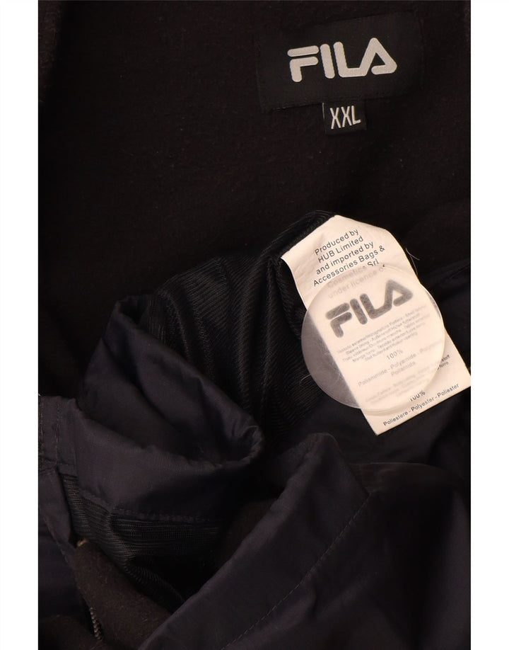 Ανδρικό μπουφάν FILA Windbreaker UK 44 2XL Navy Blue Polyamide