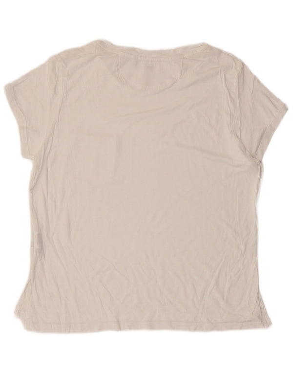 G-STAR Γυναικείο T-Shirt Top UK 14 Medium White Viscose