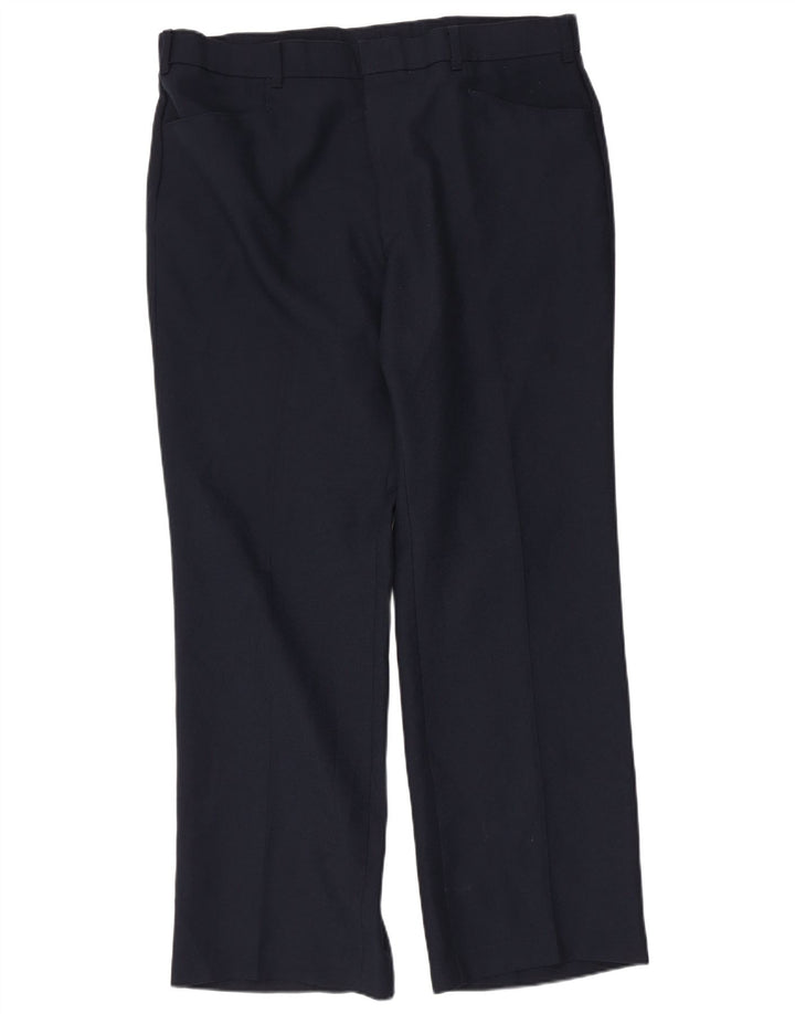 LEVI'S Ανδρικές Action Slacks ίσιο καθημερινό παντελόνι W38 L30 Navy Blue