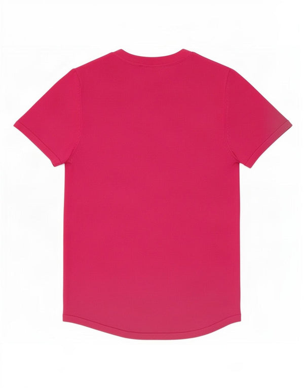 Zara Γυναικείο T-Shirt Top UK 8 Small Pink Viscose