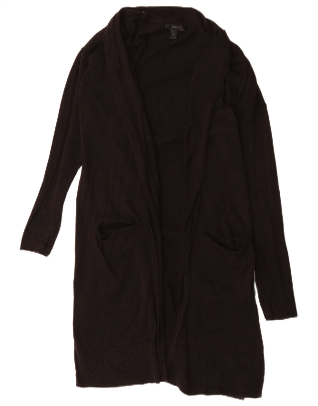 J. Crew Γυναικείο Longline Oversized Ζακέτα πουλόβερ UK 10 Small Black