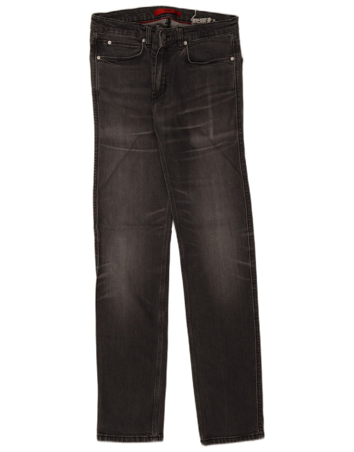 Ανδρικό τζιν Hugo Boss Slim W30 L32 Γκρι βαμβακερό