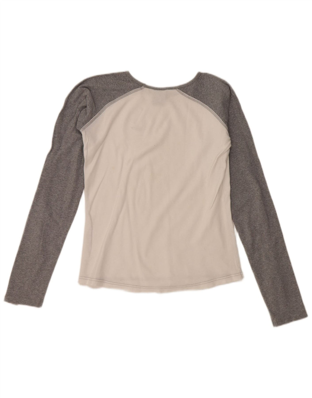 Γυναικείο τοπ NIKE μακρυμάνικο UK 10/12 μεσαίο λευκό χρώμα