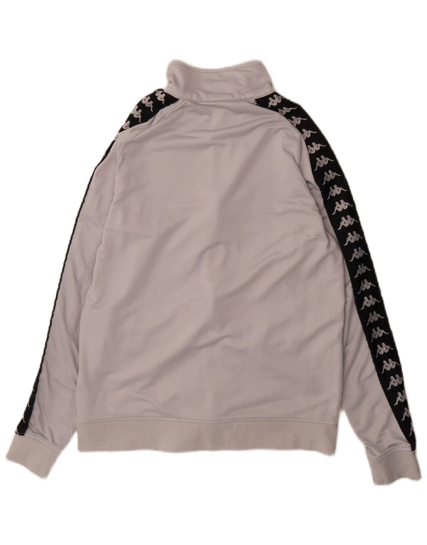 Γυναικεία φόρμα γραφικών Kappa Top Jacket UK 16 Large Grey Colourblock