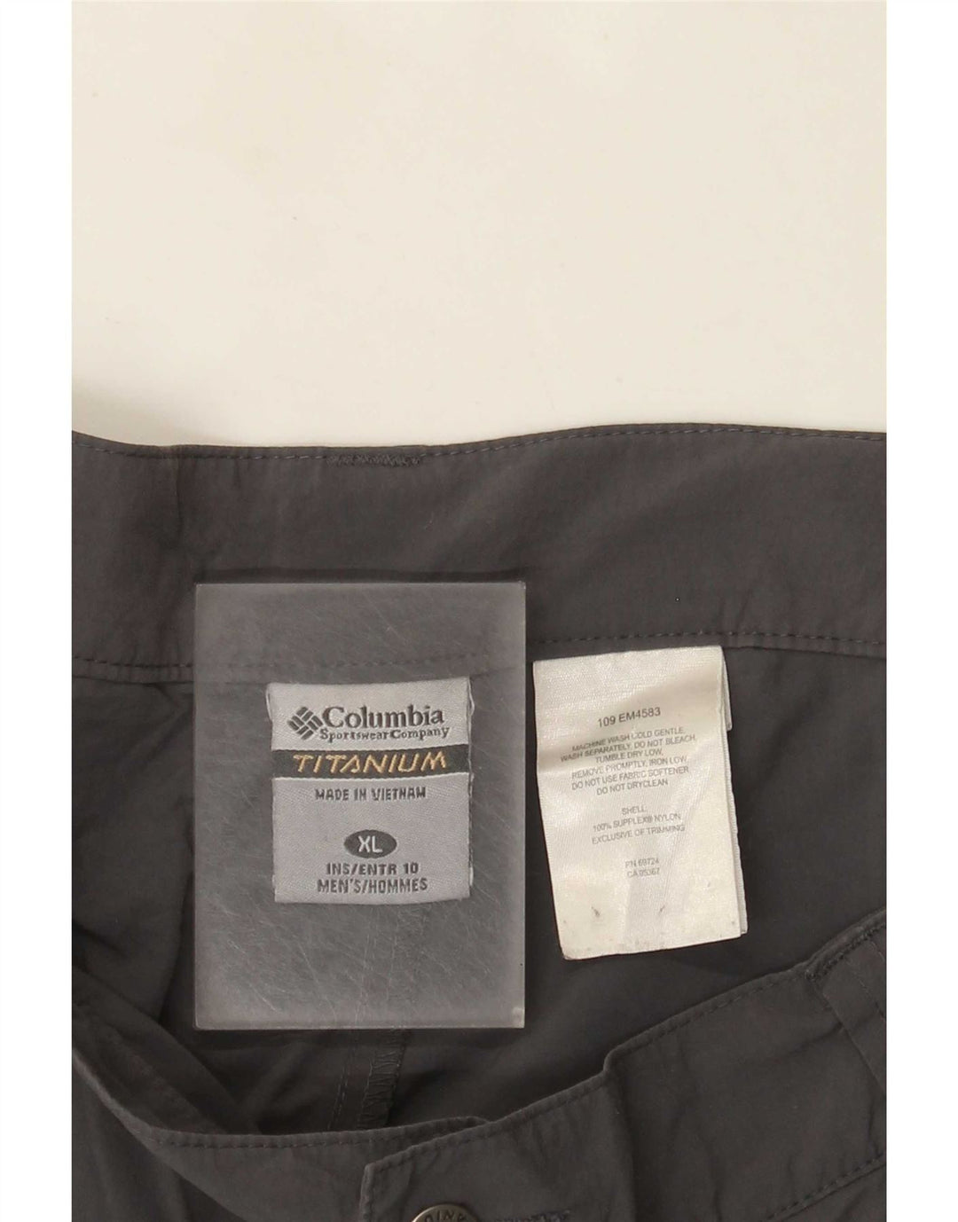 Ανδρικό σορτς Columbia Titanium Cargo XL W40 Γκρι νάιλον