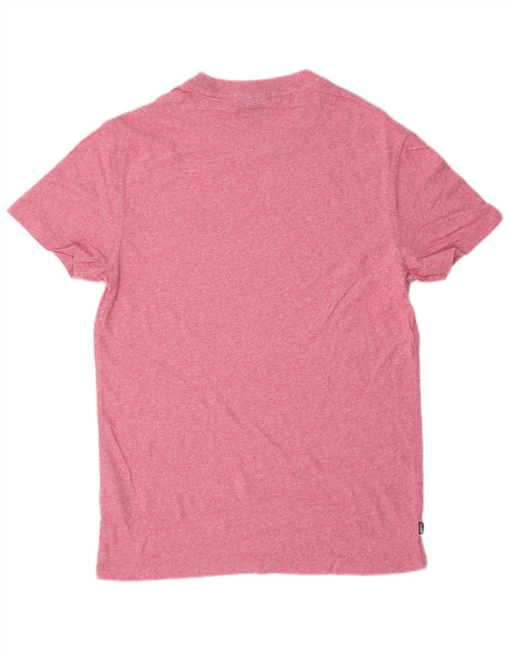 Ανδρικό T-Shirt SUPERDRY Top Μικρό Ροζ Βαμβακερό